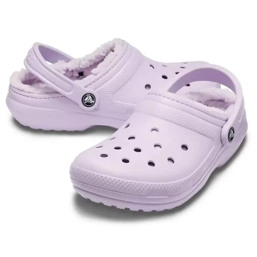 Imagen 3 de 6 de Ojotas Crocs Classic Lined Clog-LAVANDA