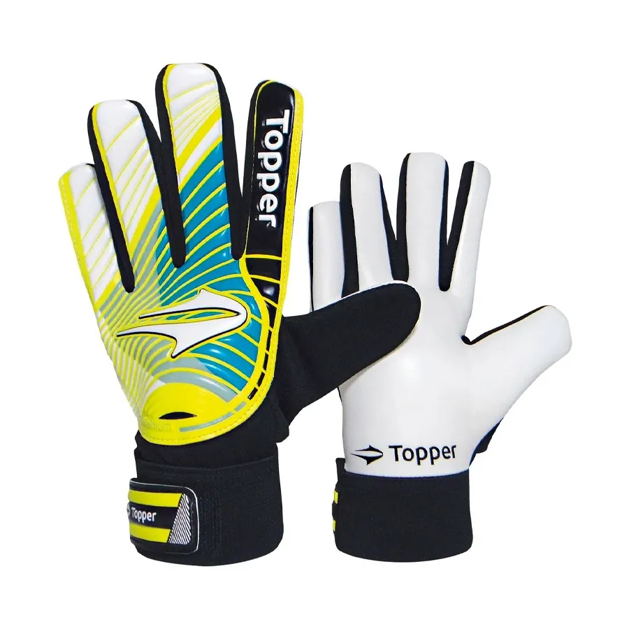Imagen 0 de 1 de Guantes Topper Titanium Junior III-BLANCO/NEGRO/AMARILLO