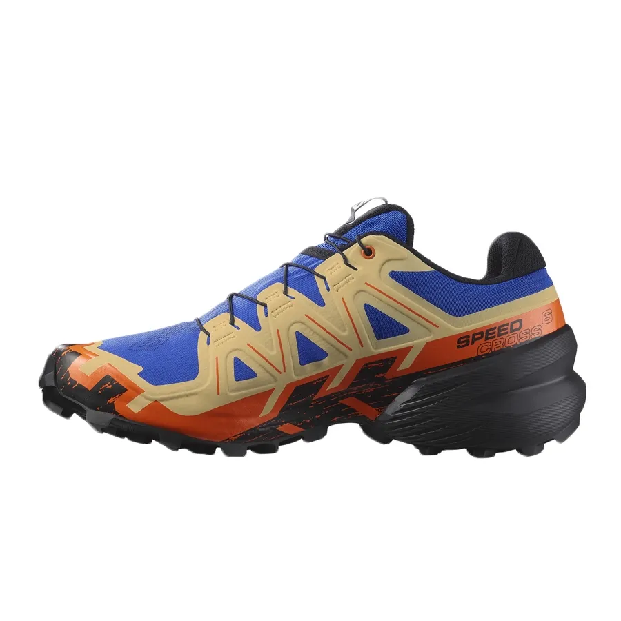 Imagen 2 de 8 de Zapatillas Salomon Speedcross 6-AZUL FRANCIA/NARANJA/BEIGE