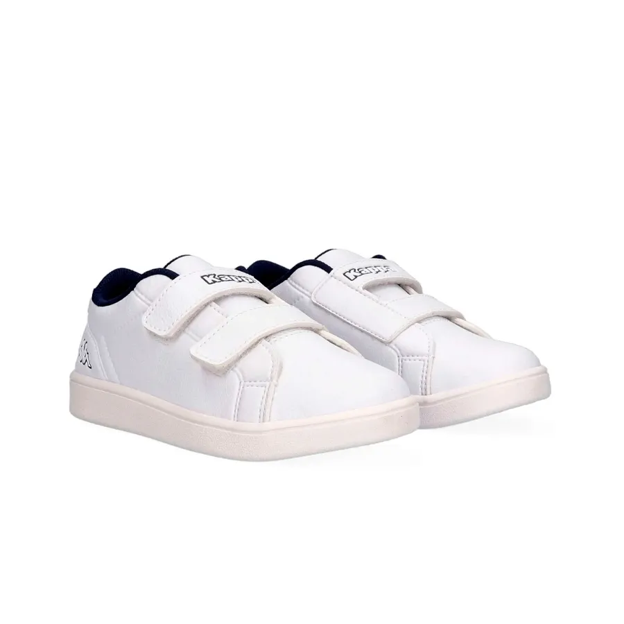 Imagen 1 de 4 de Zapatillas Kappa Colegial II Velcro-BLANCO/AZUL