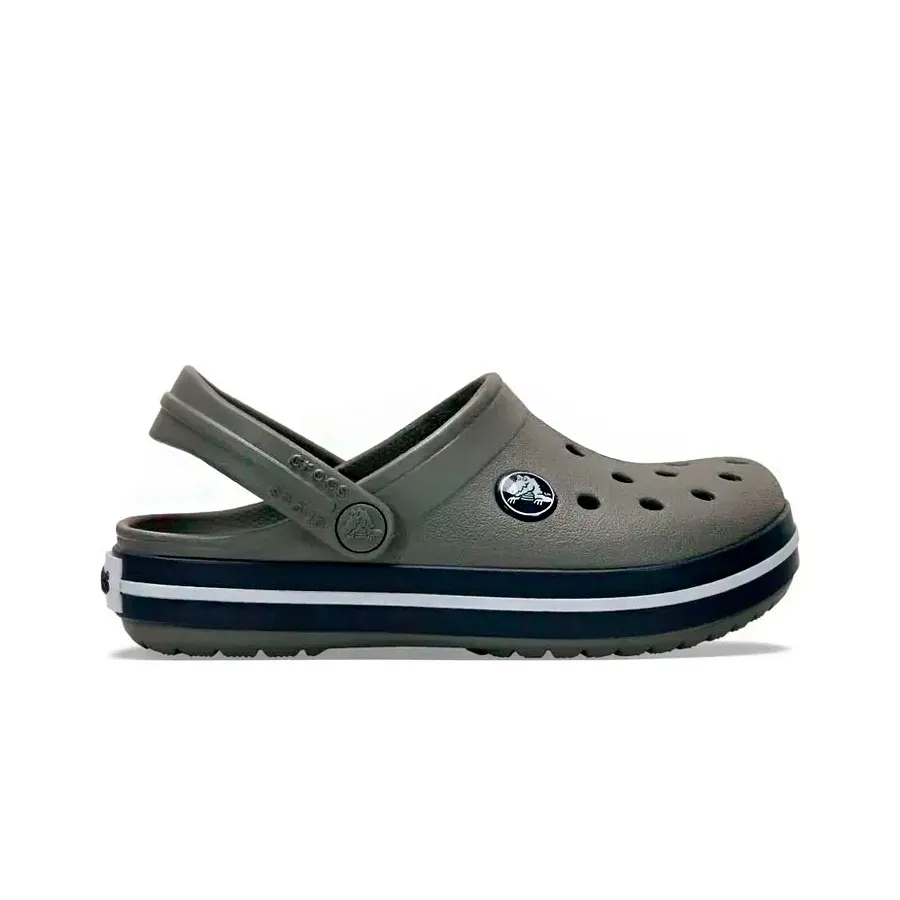 Imagen 0 de 4 de Ojotas Crocs Crocband Kids-GRIS/MARINO