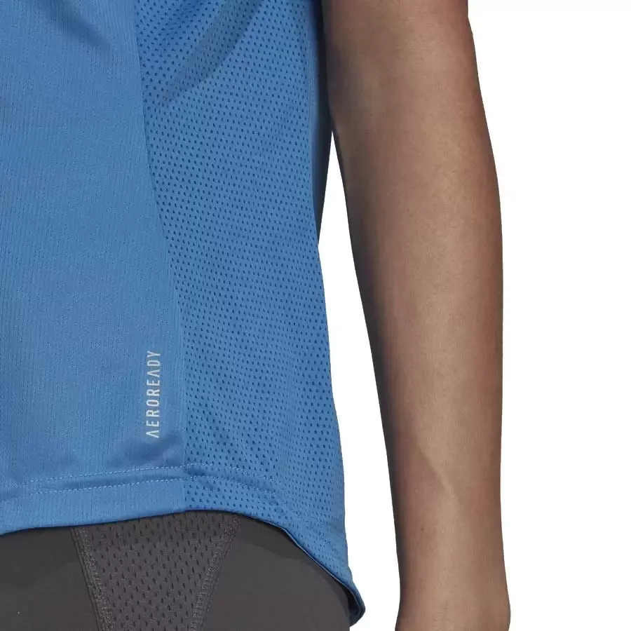 Imagen 3 de 5 de Remera adidas Own The Run-AZUL