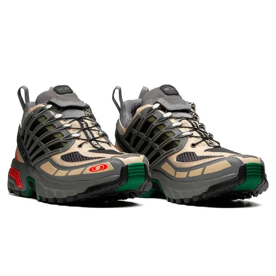 Imagen 1 de 5 de Zapatillas Salomon Acs Pro-GRIS/CRUDO/VERDE