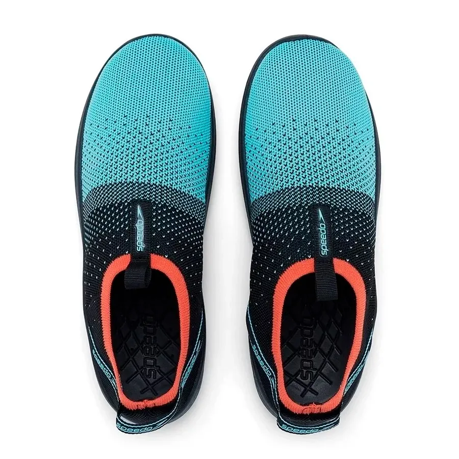 Imagen 2 de 6 de Zapatillas Speedo Surfknit Pro Watershoe-NEGRO/VERDE AGUA