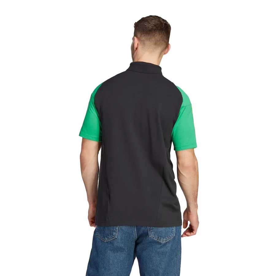 Imagen 2 de 5 de Remera adidas Chomba Tiro Jamaica 23-NEGRO/VERDE/AMARILLO