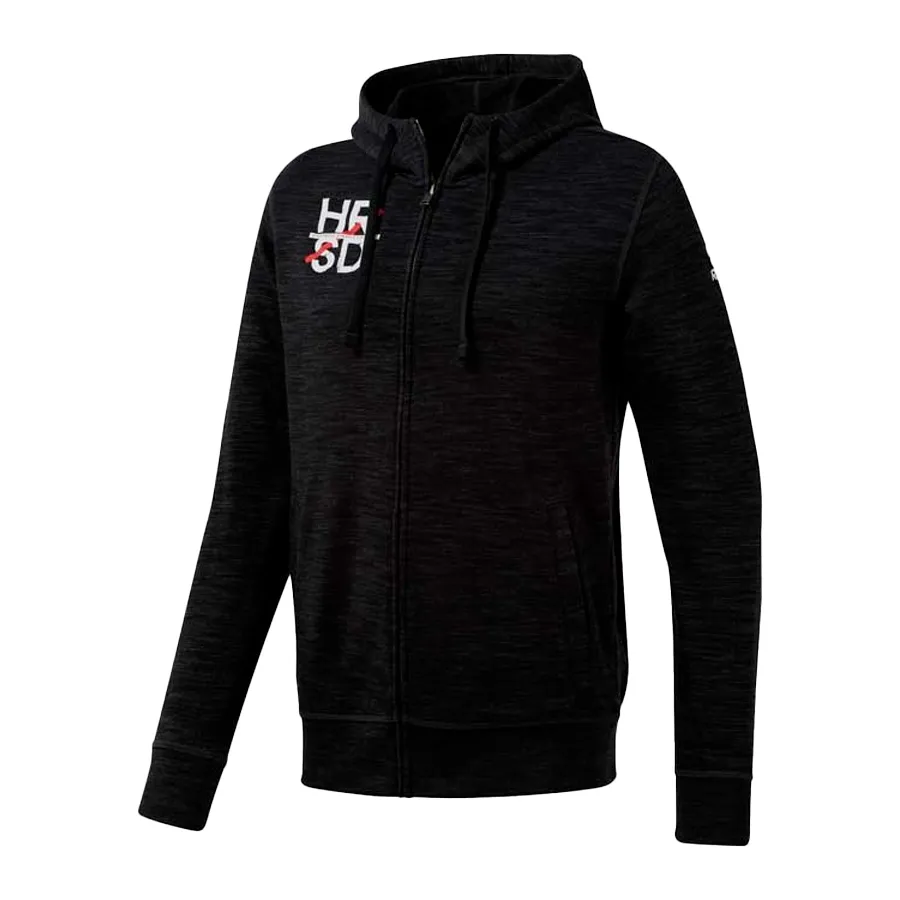 Imagen 0 de 2 de Campera Reebok Ufc Fg F/Z-NEGRO
