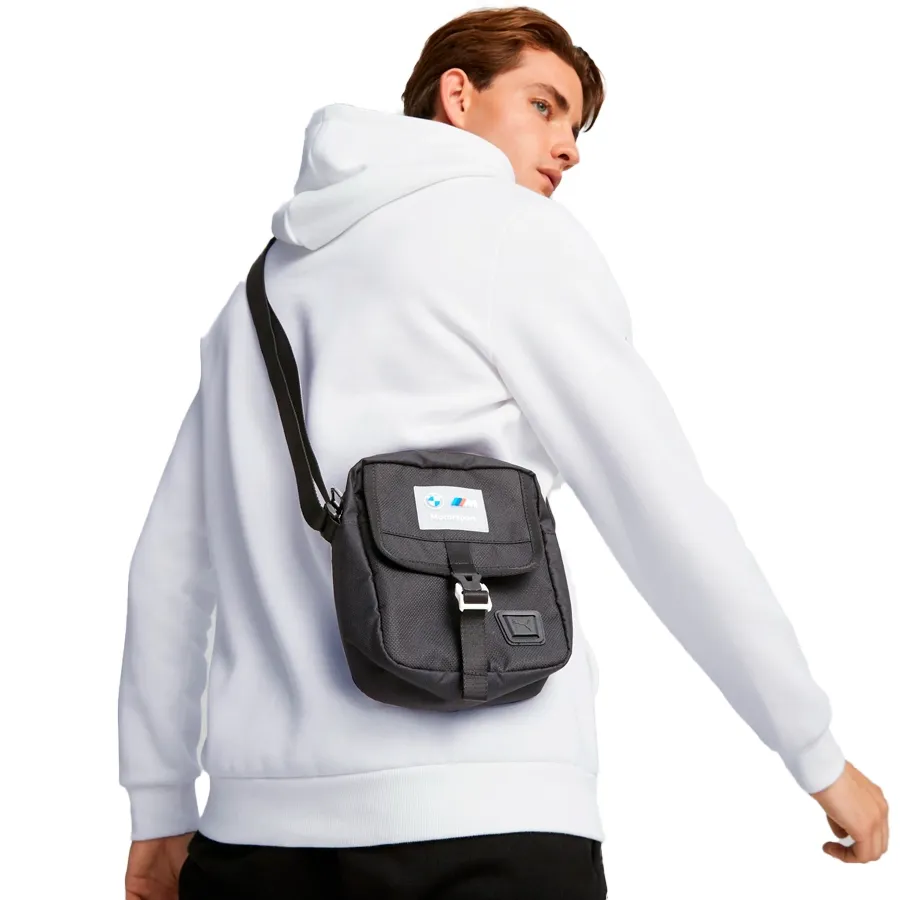 Imagen 2 de 3 de Bandolera Puma BMW Mms Portable-NEGRO