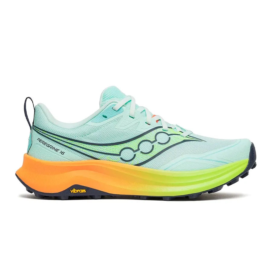 Imagen 0 de 6 de Zapatillas Saucony Peregrine 16-AQUA/NARANJA/AMARILLO