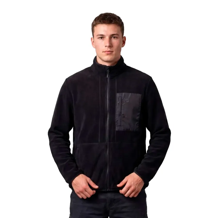Imagen 0 de 6 de Campera Fila Microfleece Core Classic-NEGRO