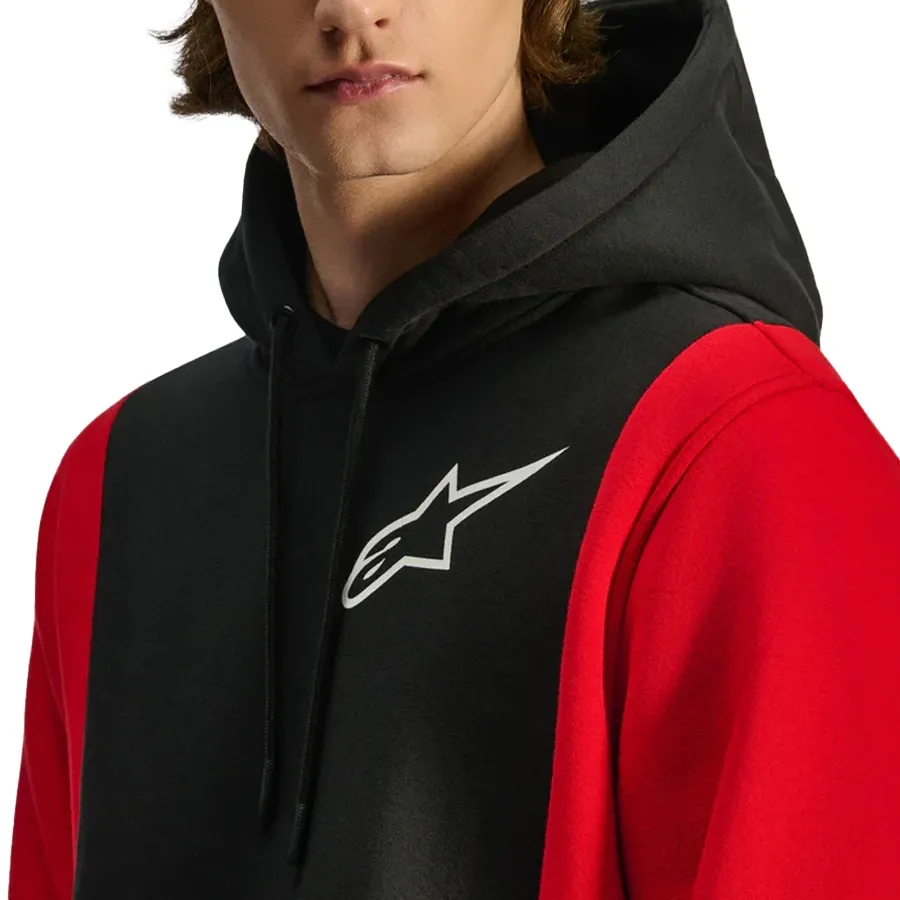 Imagen 3 de 5 de Buzo Alpinestars Ignite Hoodie-NEGRO/ROJO