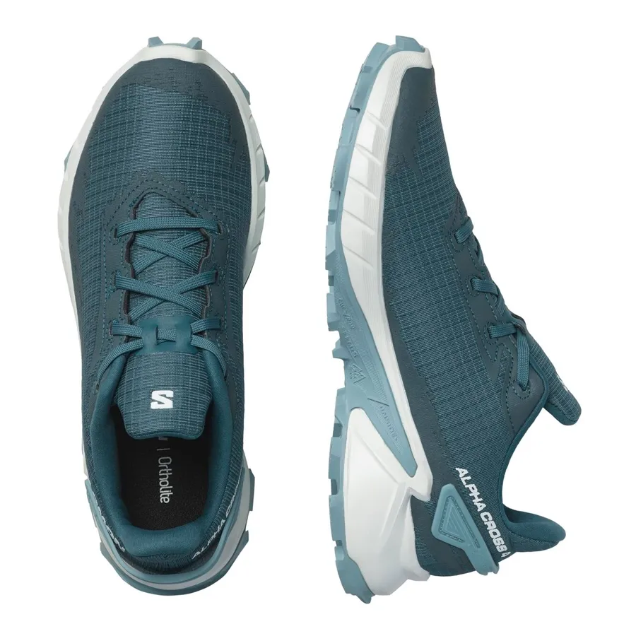 Imagen 5 de 6 de Zapatillas Salomon Alphacross 4-PETROLEO/BLANCO