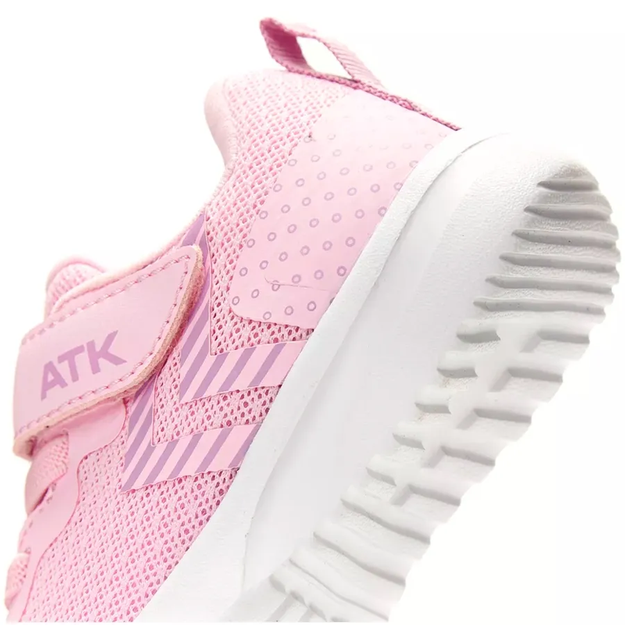 Imagen 4 de 8 de Zapatillas Atomik Casual Con Abrojo BB-ROSA
