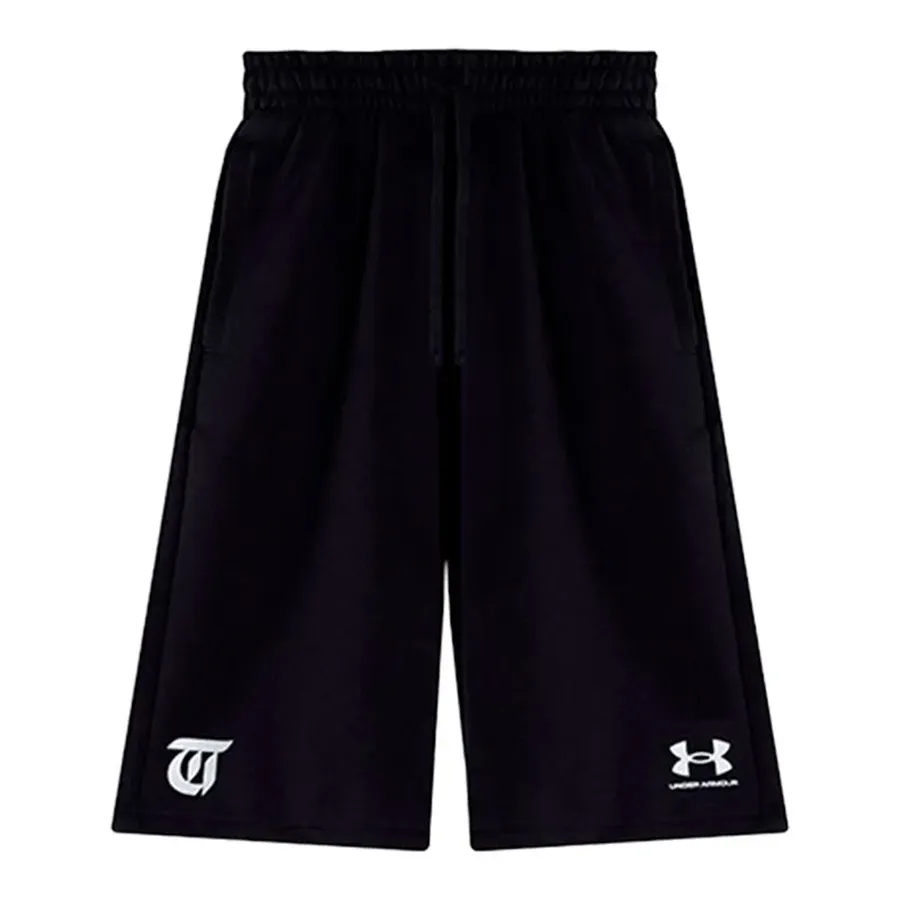 Imagen 0 de 4 de Shorts Under Armour Terry Short Tini Futttura-NEGRO