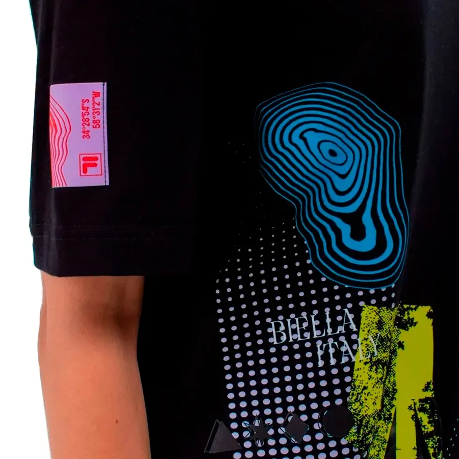 Imagen 5 de 7 de Remera Fila Lolla Sound-NEGRO