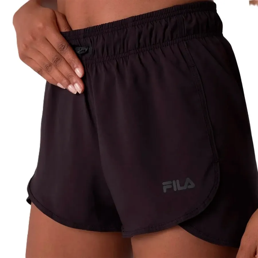Imagen 2 de 4 de Shorts Fila Double Racer-NEGRO
