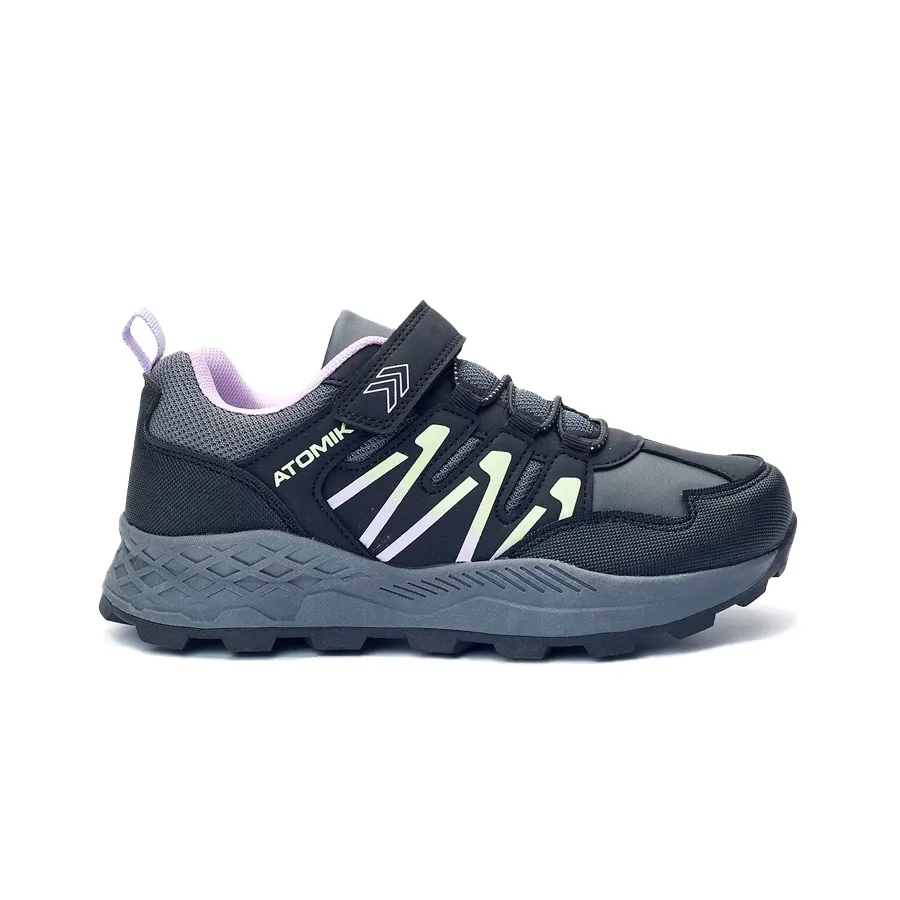 Imagen 0 de 4 de Zapatillas Atomik Nepal Kids V 24-NEGRO/LILA/AMARILLO