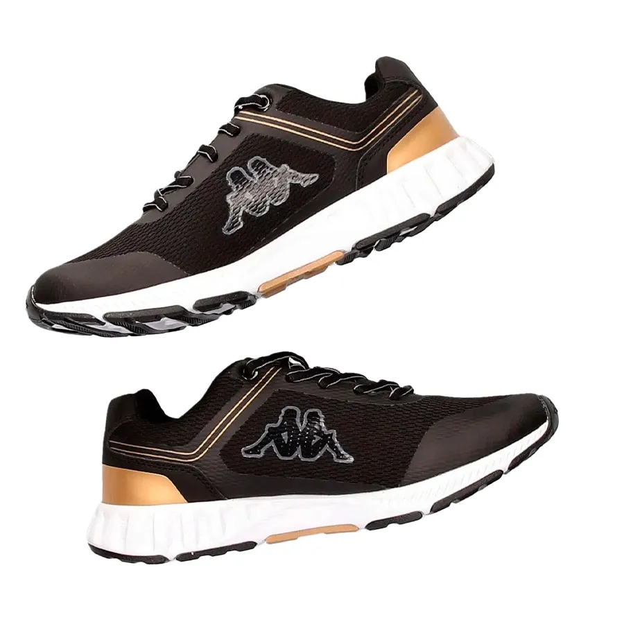 Imagen 4 de 5 de Zapatillas Kappa Logo Faster W-NEGRO/DORADO