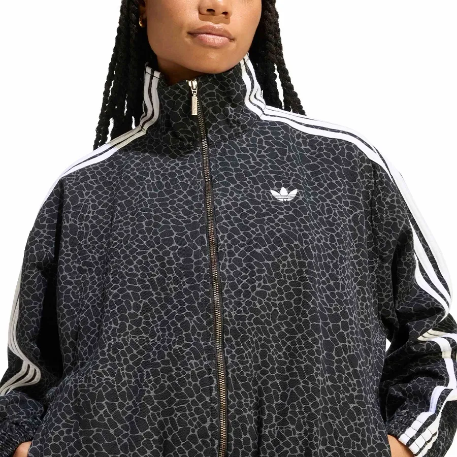 Imagen 3 de 5 de Campera adidas originals Firebird Animal Print-GASPEADO/NEGRO