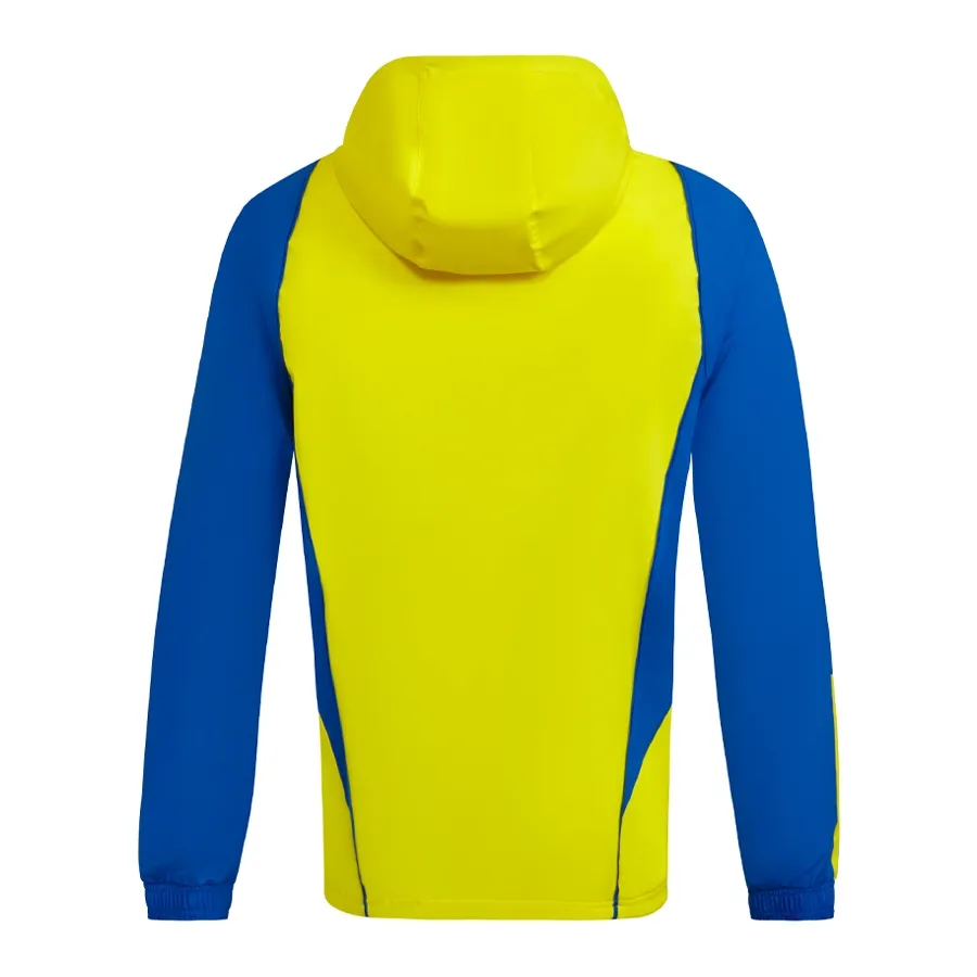 Imagen 1 de 2 de Campera adidas Boca Juniors Weather-AMARILLO/AZUL