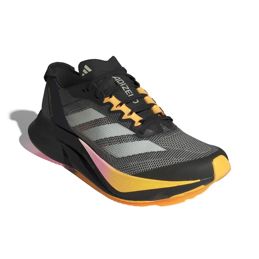 Imagen 3 de 9 de Zapatillas adidas Adizero Boston 12-NEGRO/GRAFITO/AMARILLO