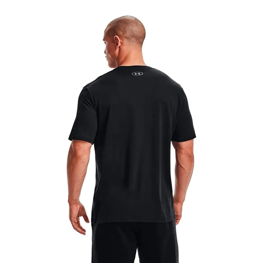 Imagen 3 de 5 de Remera Under Armour Boxed Sportstyle-NEGRO