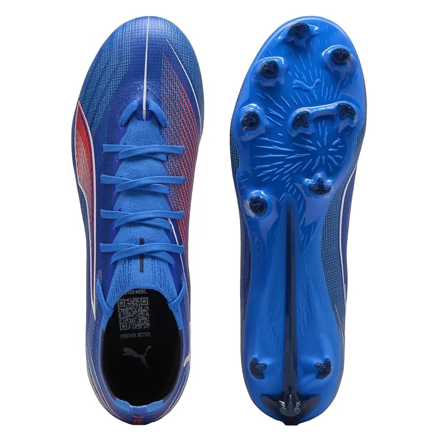 Imagen 4 de 5 de Botines Puma Ultra 6 Match Fg/Ag-AZUL/NARANJA