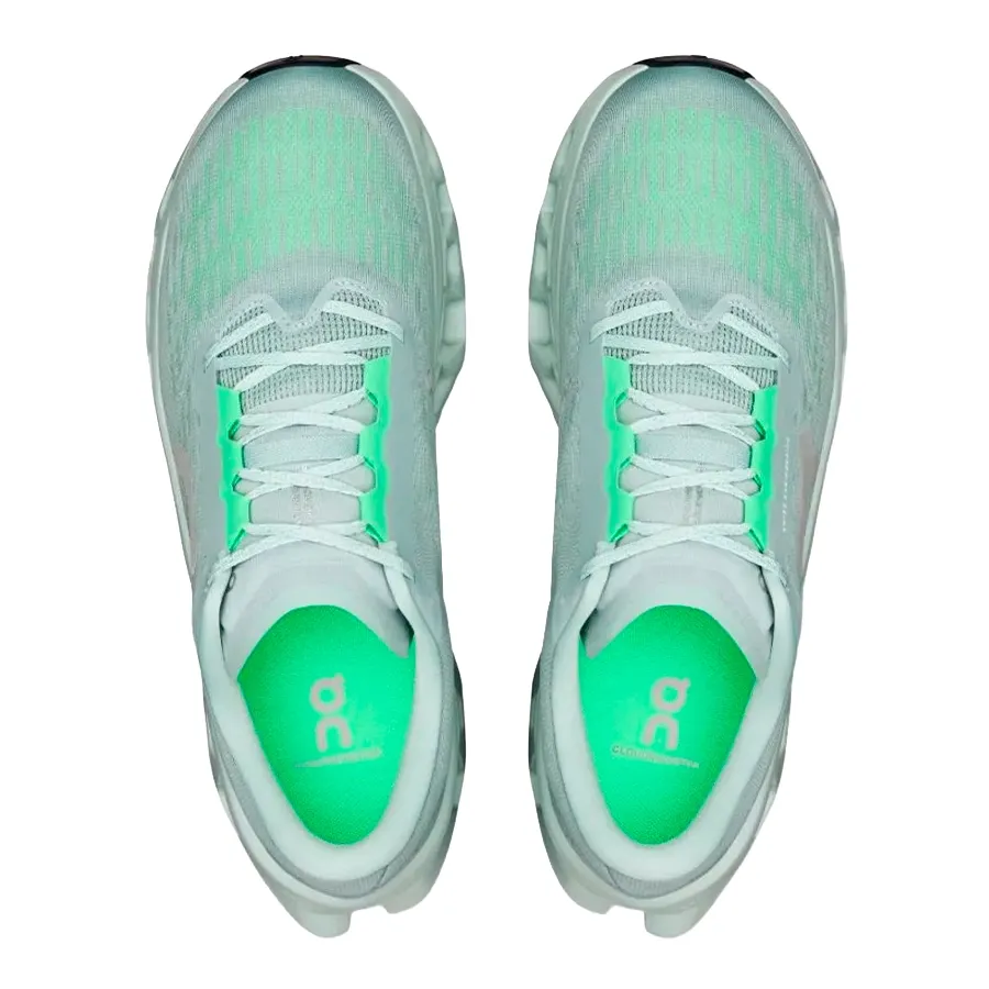 Imagen 5 de 6 de Zapatillas On Cloudmonster 3-GRIS/VERDE FLUOR