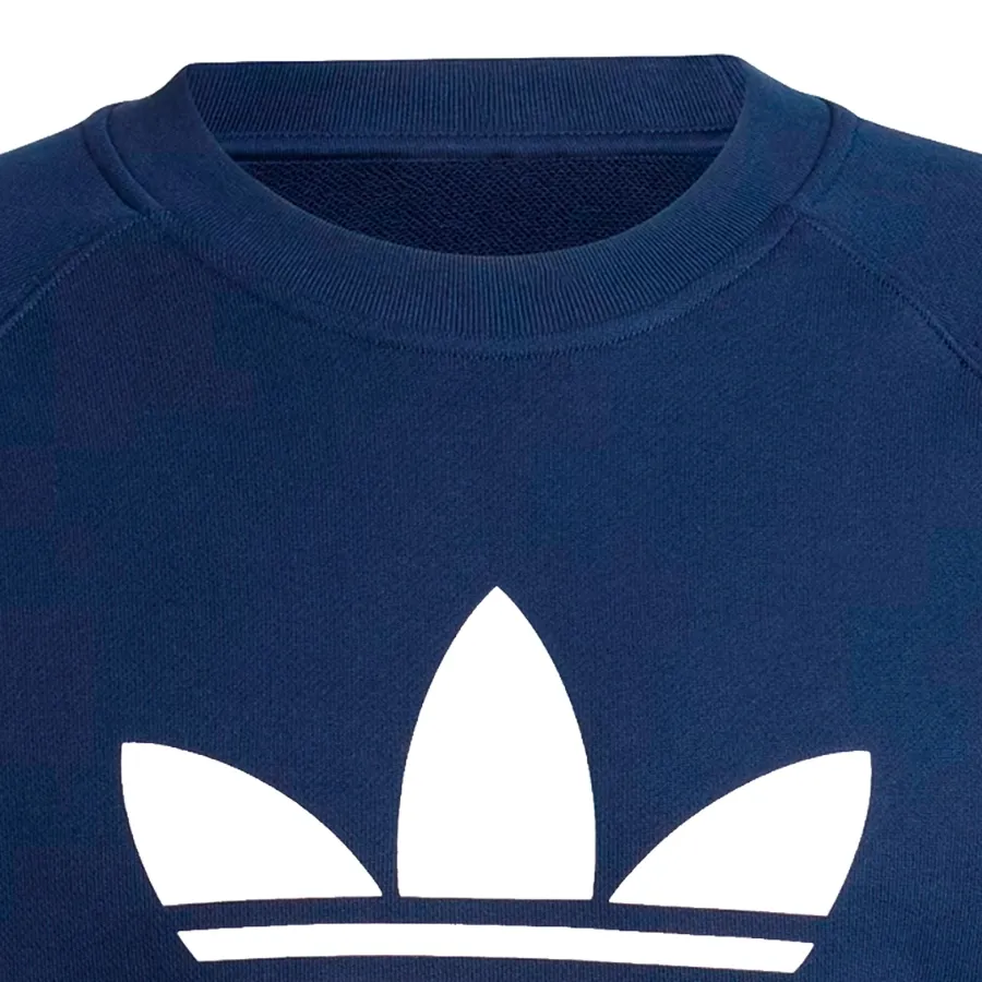 Imagen 1 de 2 de Buzo adidas originals Trefoil Crew-AZUL NOCHE