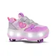 zapatillas-footy-roll-love-con-ruedas-luz-led-FUCSIA/ROSA