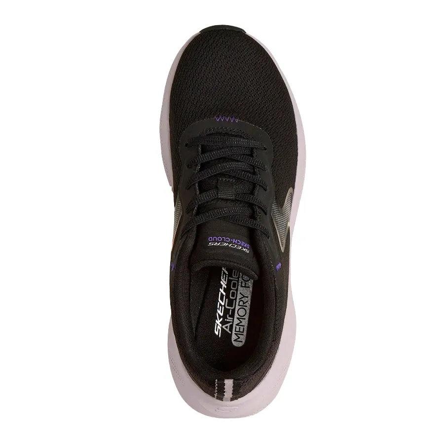 Imagen 3 de 5 de Zapatillas Skechers Skech Cloud Smooth Wave-NEGRO/LAVANDA