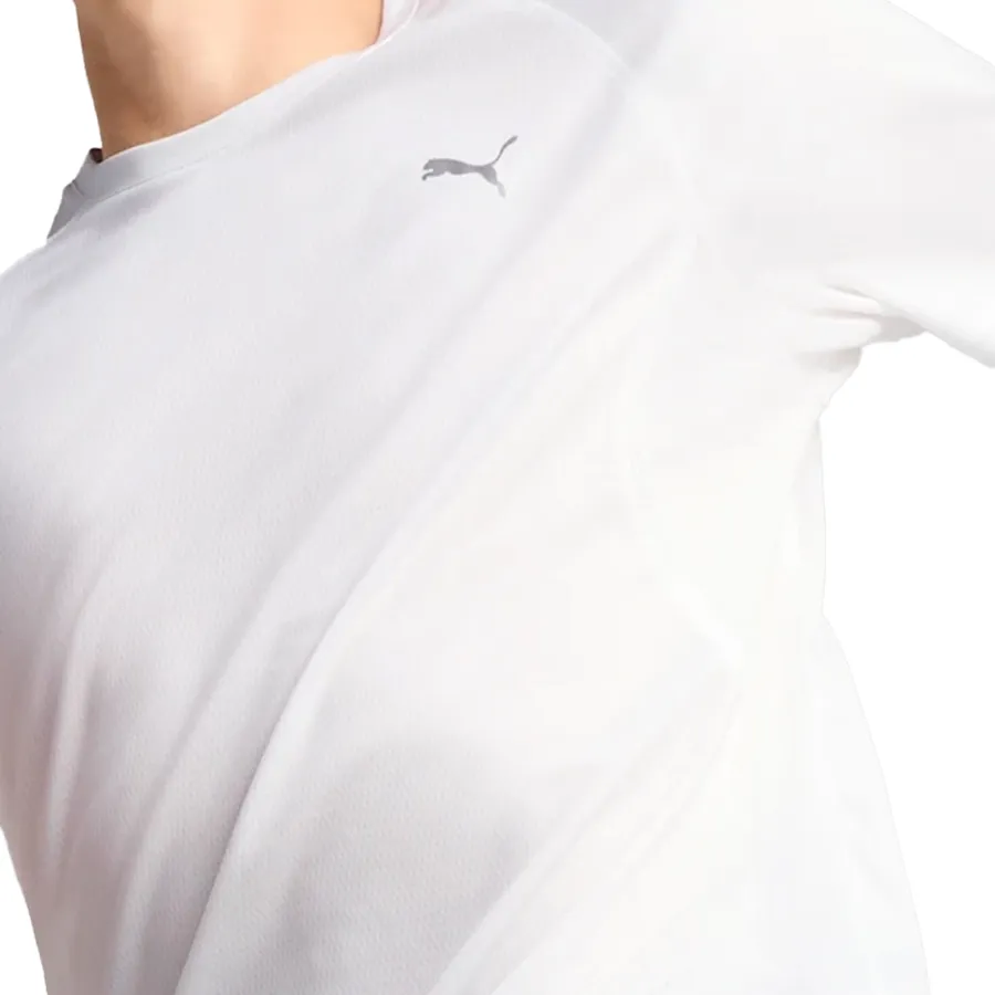 Imagen 4 de 5 de Remera Puma Velocity Running Tee-BLANCO