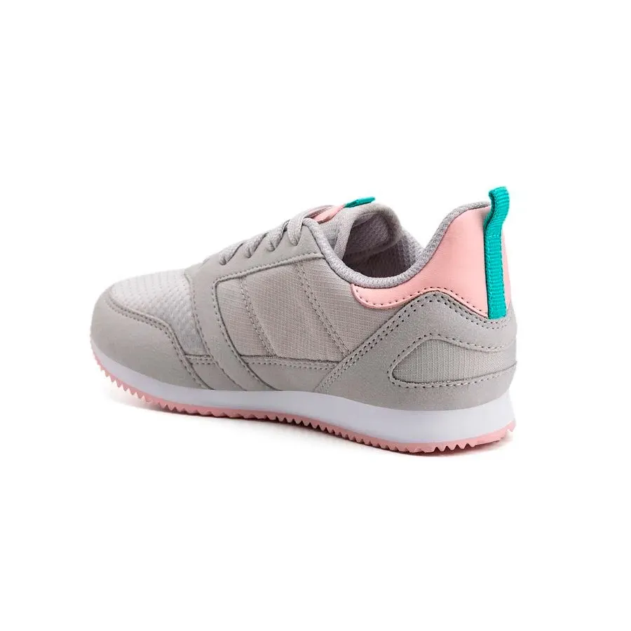Imagen 2 de 4 de Zapatillas Topper T700 Kids-GRIS/ROSA/VERDE