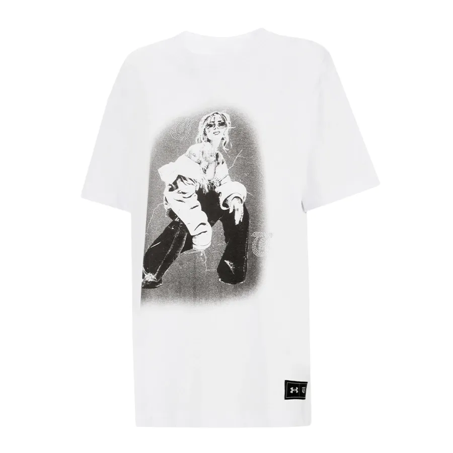 Imagen 0 de 4 de Remera Under Armour Oversized Tini Futttura-BLANCO