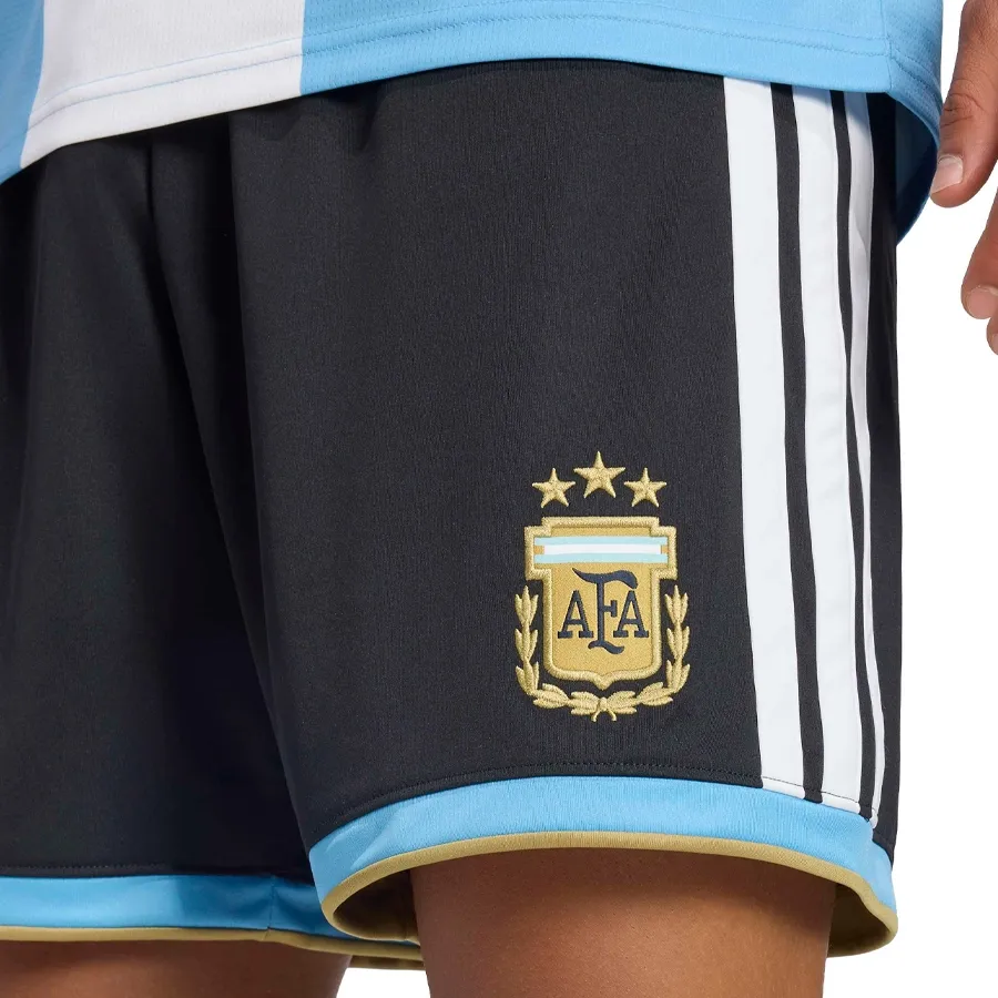 Imagen 6 de 7 de Short adidas Selección Argentina 26 Messi-NEGRO/CELESTE/BLANCO