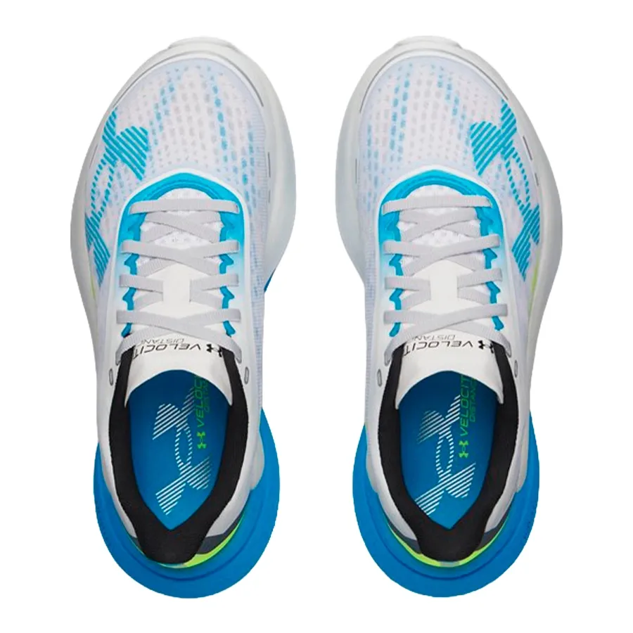 Imagen 3 de 5 de Zapatillas Under Armour Velociti Distance-BLANCO/CELESTE/AMARILLO