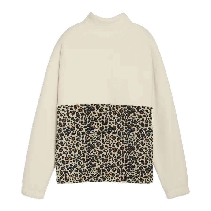 Imagen 3 de 4 de Buzo Puma Essentials Animal Print Relaxed Crew-CRUDO/PRINT