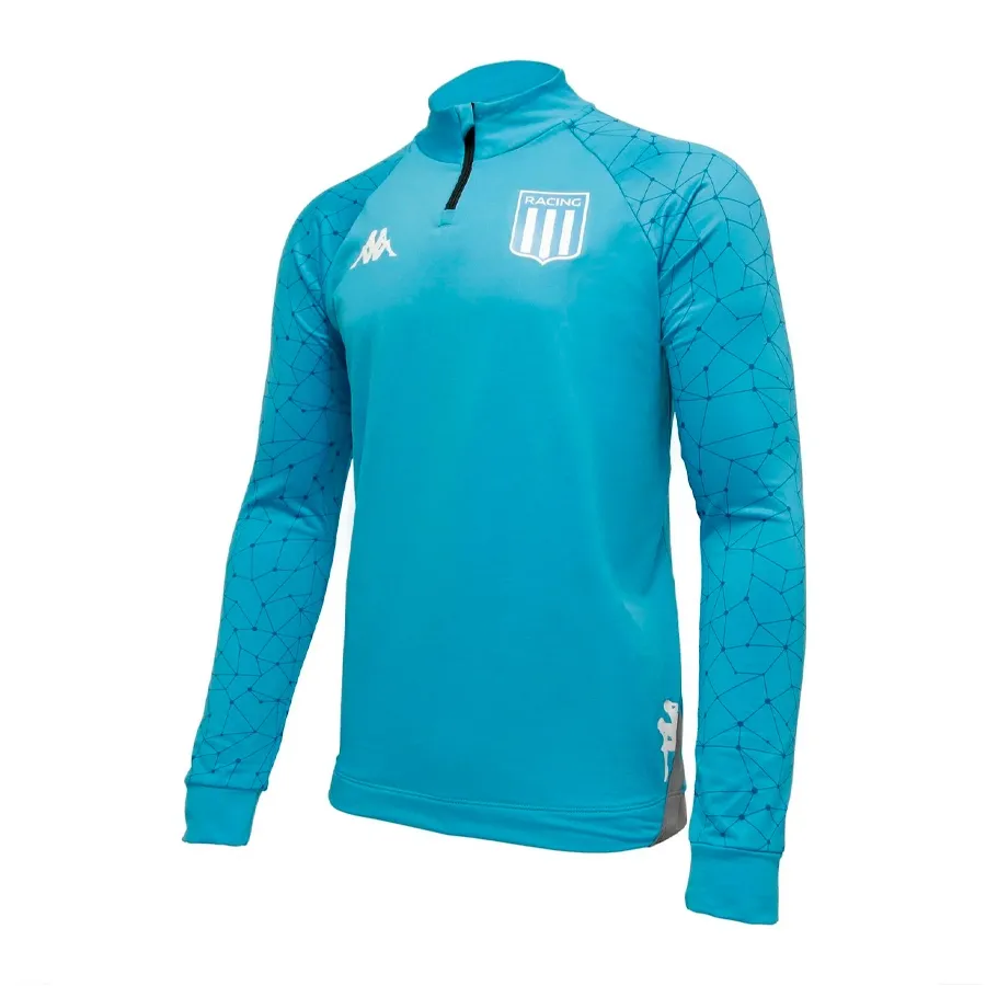 Imagen 2 de 6 de Buzo Kappa De Entrenamiento Racing-TURQUESA