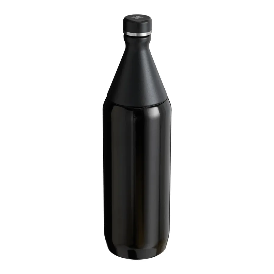 Imagen 1 de 4 de Botella Stanley All day slim 1 lts-NEGRO/PLATA