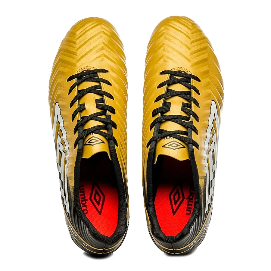 Imagen 2 de 5 de Botines Umbro Campo Fifty V-DORADO/NEGRO/BLANCO