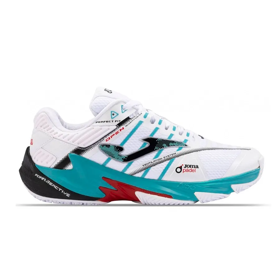 Imagen 0 de 5 de Zapatillas Joma Padel Open-BLANCO/VERDE AGUA/NEGRO