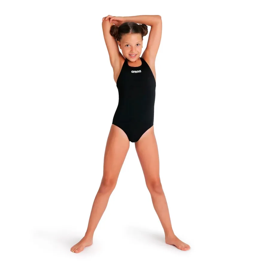 Imagen 2 de 5 de Arena Team Solid Swim Pro Jr-NEGRO