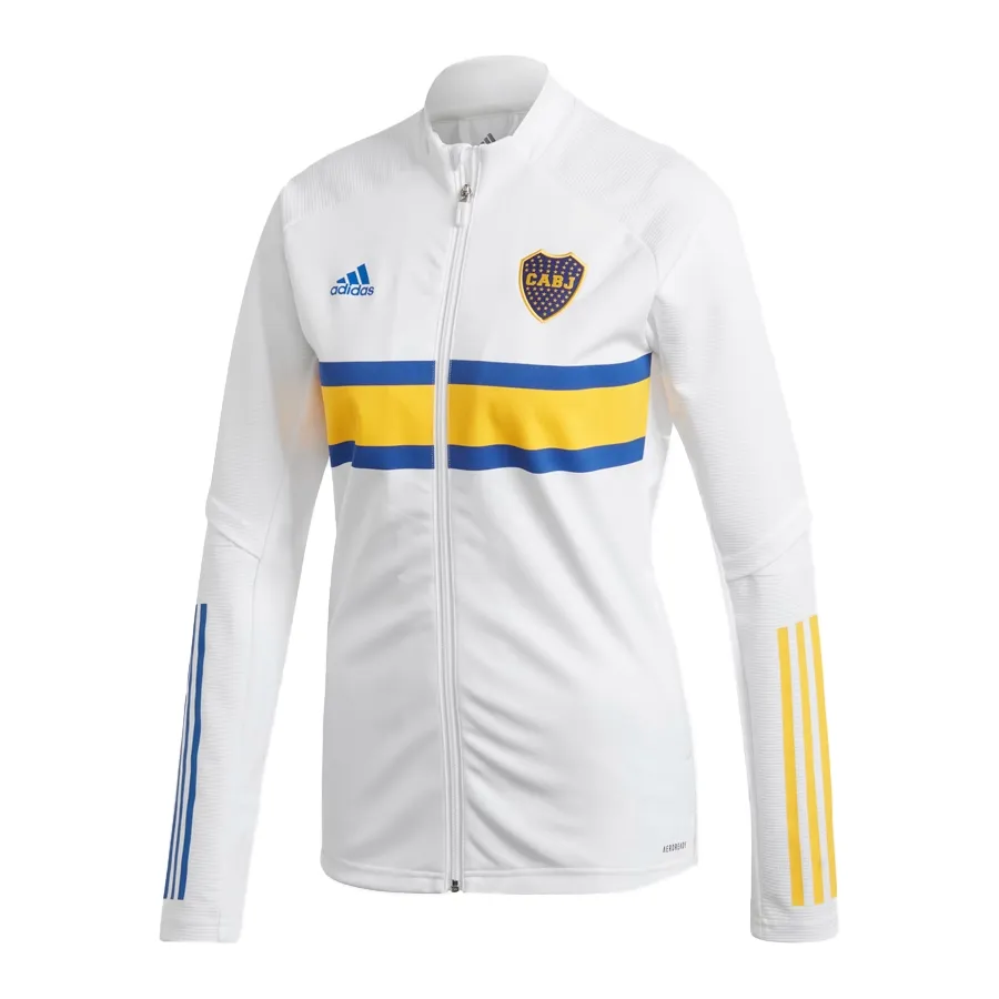 Imagen 0 de 2 de Campera adidas Boca Juniors 3 Tiras-BLANCO/AZUL