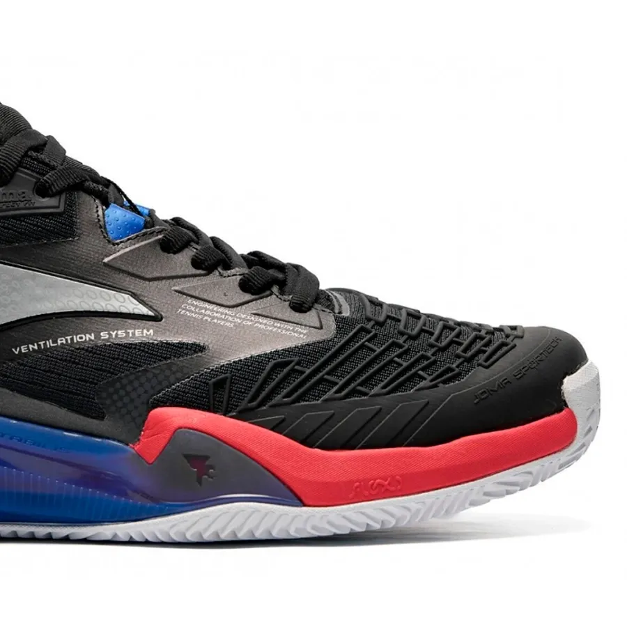 Imagen 4 de 6 de Zapatillas Joma Tenis Roland W2401-NEGRO/ROJO/AZUL