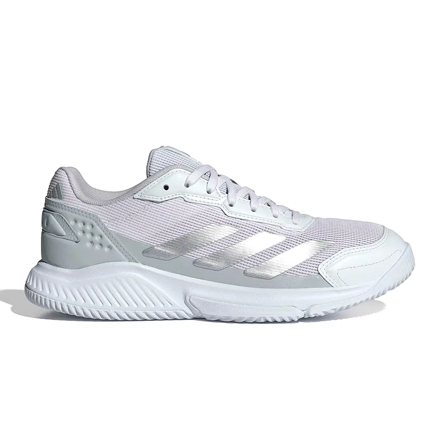 Imagen 1 de 8 de Zapatillas adidas Courtquick Padel-BLANCO/PLATA
