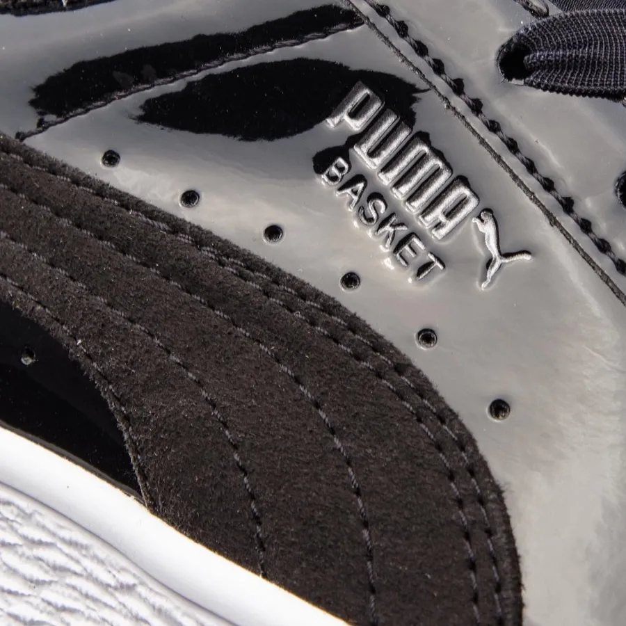 Imagen 4 de 5 de Zapatillas Puma Basket Bow-NEGRO