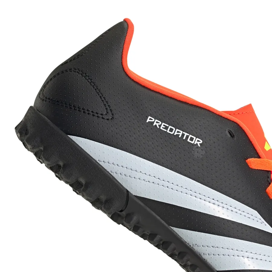 Imagen 5 de 7 de Botines adidas Predator Club Tf-NEGRO/BLANCO/NARANJA FLUOR
