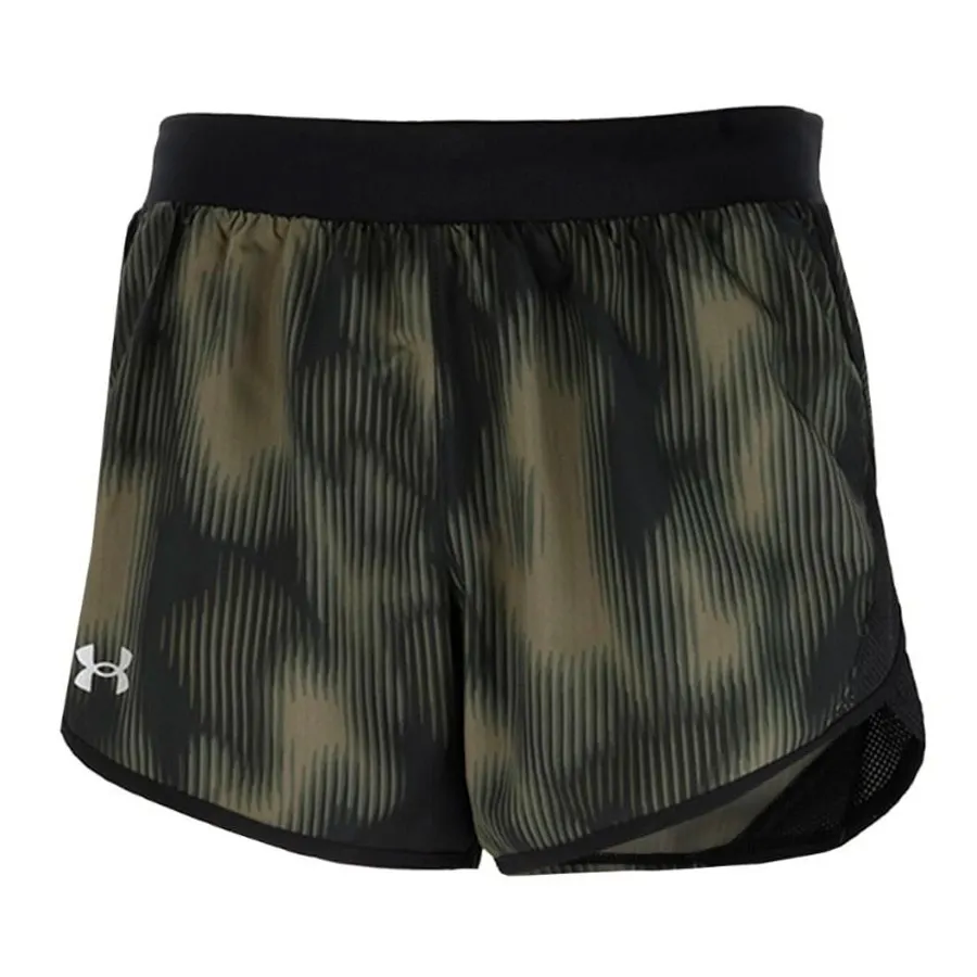 Imagen 2 de 6 de Shorts Under Armour Short Fly By 2.0 Printed-VERDE OLIVA/NEGRO