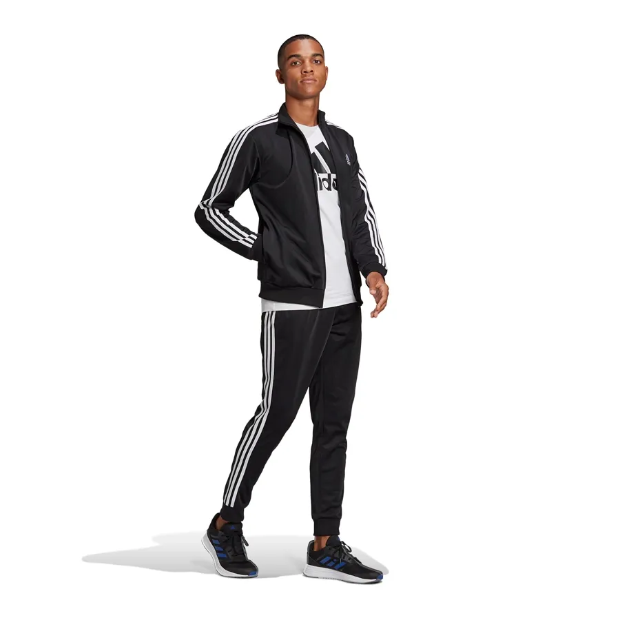 Imagen 0 de 5 de Conjunto adidas Essentials 3 Stripes-NEGRO/BLANCO