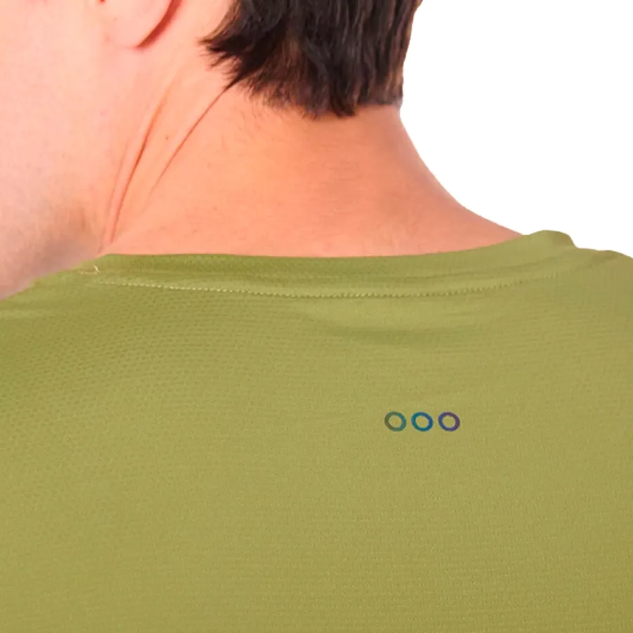 Imagen 5 de 6 de Remera Saucony Manga Corta Peregrine Tr Graphic-VERDE OLIVA