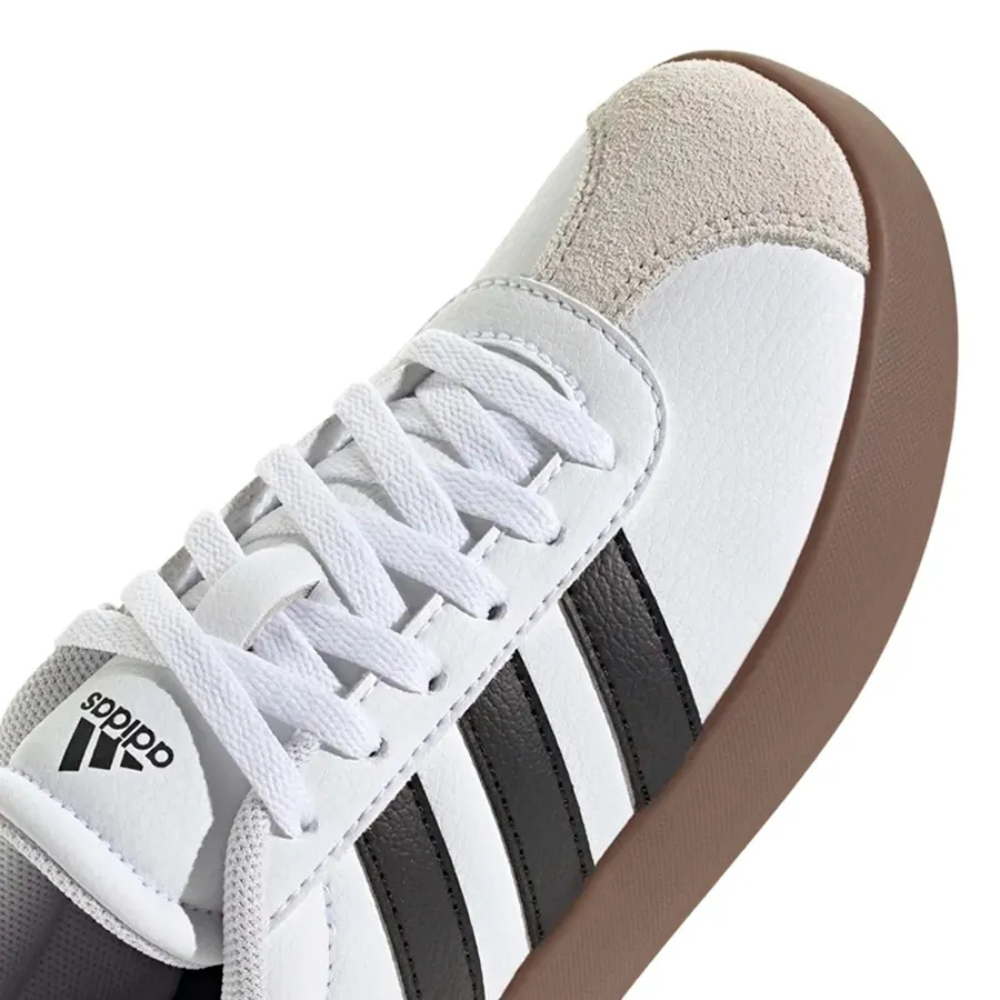 Imagen 3 de 5 de Zapatillas adidas Vl Court 3.0 K-BLANCO/NEGRO